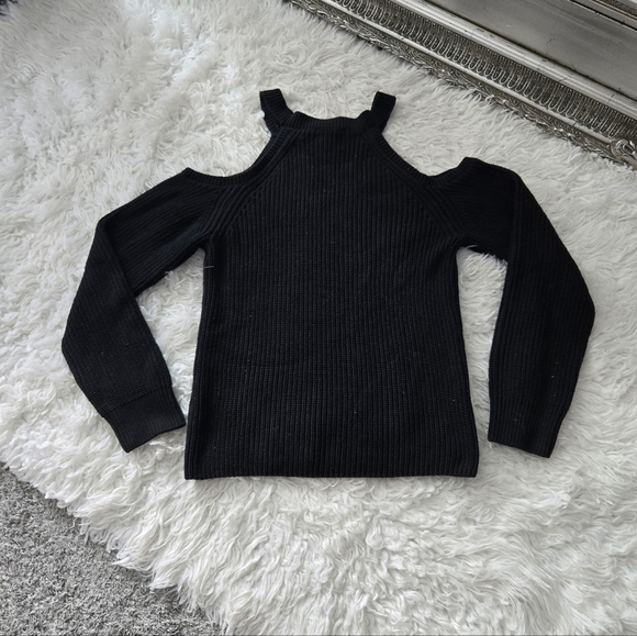 1. State Black Cold Shoulder Sweater. Size small. New without tags. - Picture 3 of 7